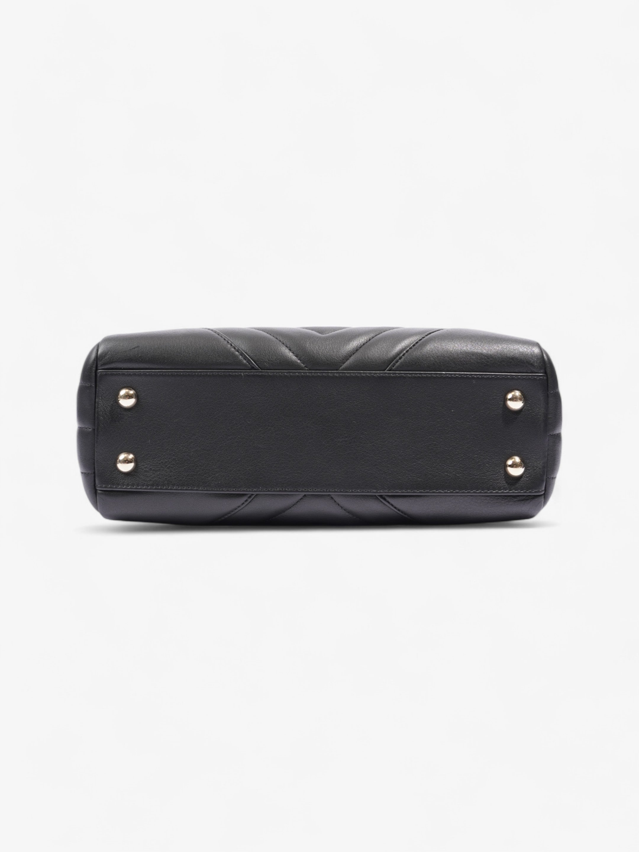 Chanel Shopping Tote Black Calfskin Leather Small