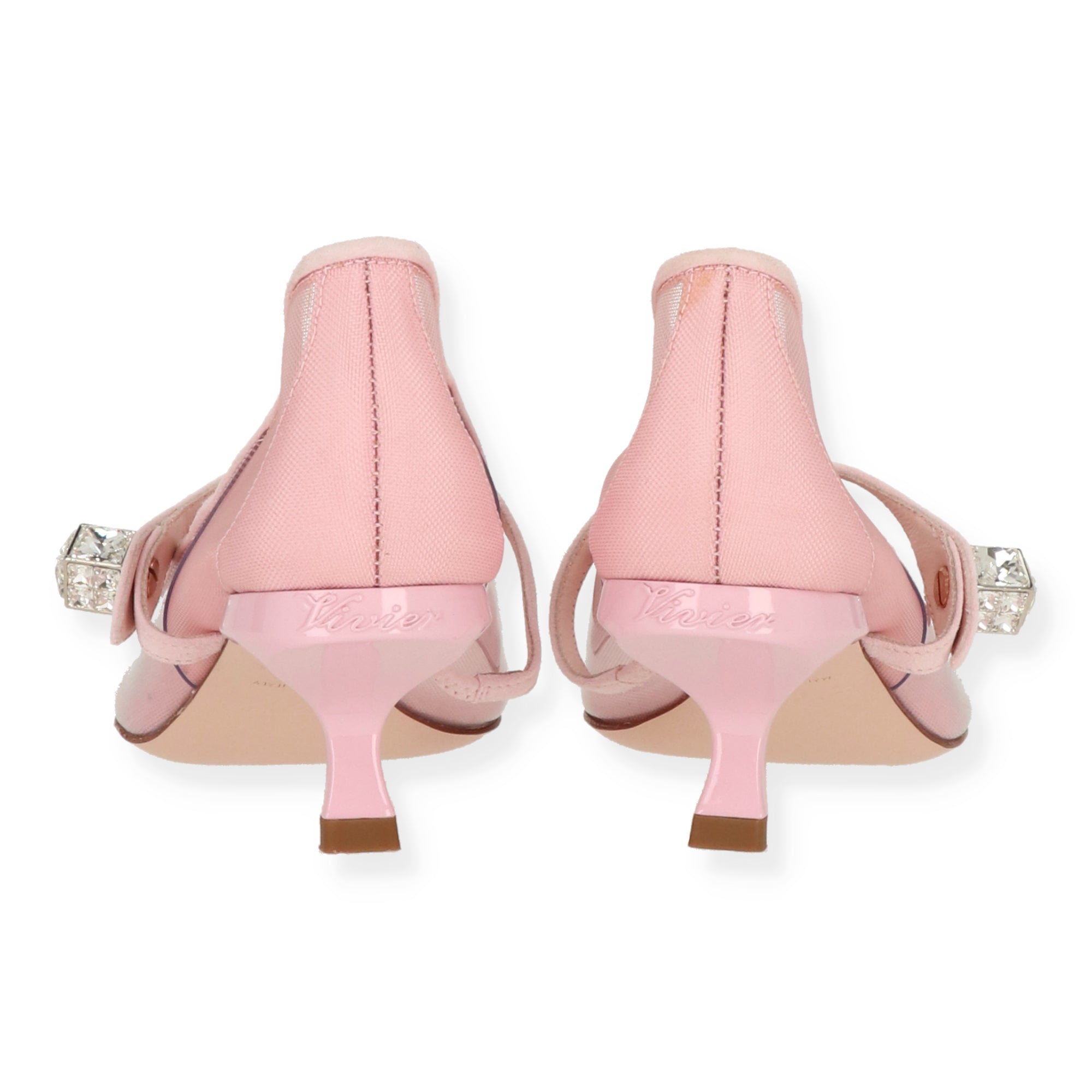 Roger Vivier Womens Pink/Clear Heel