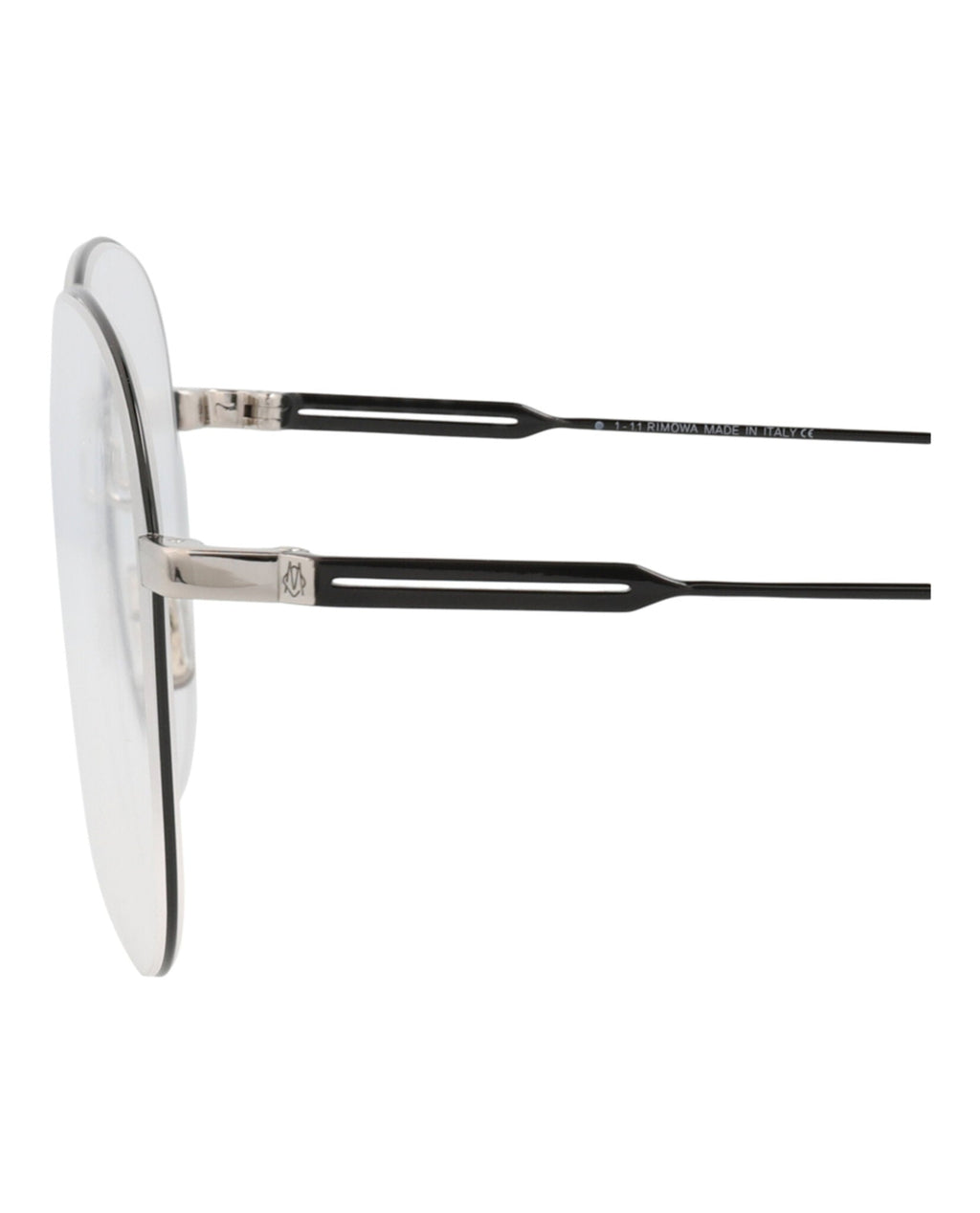 Rimowa Unisex Aviator Black Silver Transparent Fashion Designer Eyewear