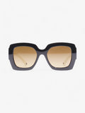Chanel Two Tone CC Sunglasses Black / White Acetate 140mm
