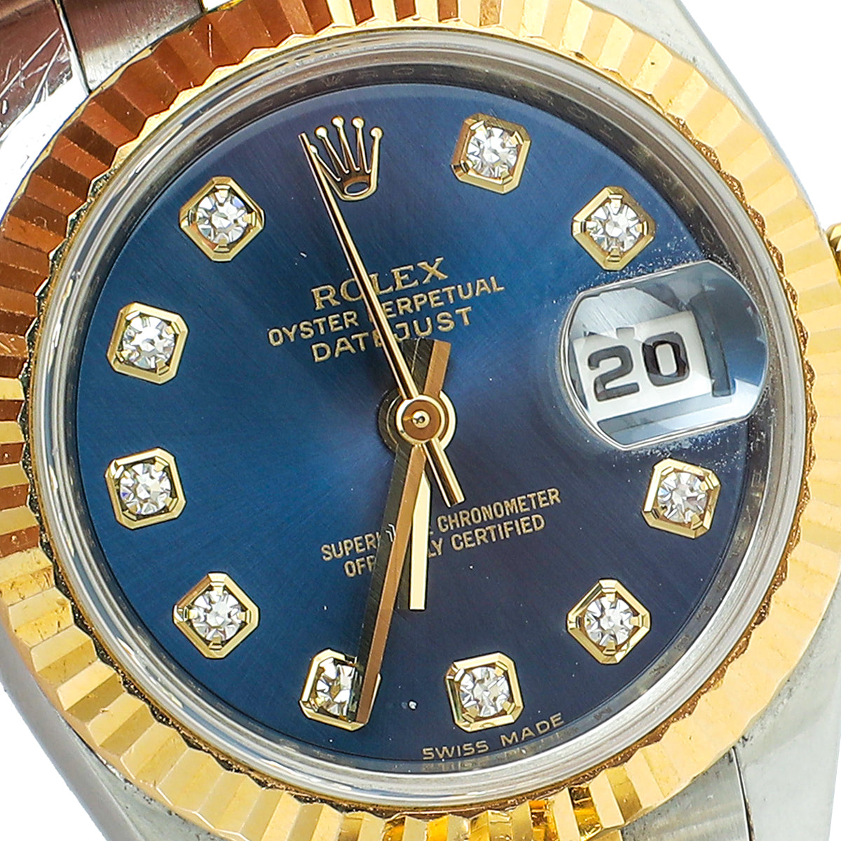 Rolex 18K Yellow Gold & Steel Datejust 26mm Watch