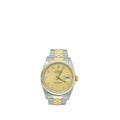 Rolex 18K Yellow Gold & Steel Diamond Datejust 36mm Watch