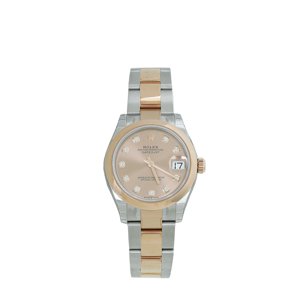 Rolex Rose Gold ST,ST Diamond Datejust Oyster 31 mm Watch
