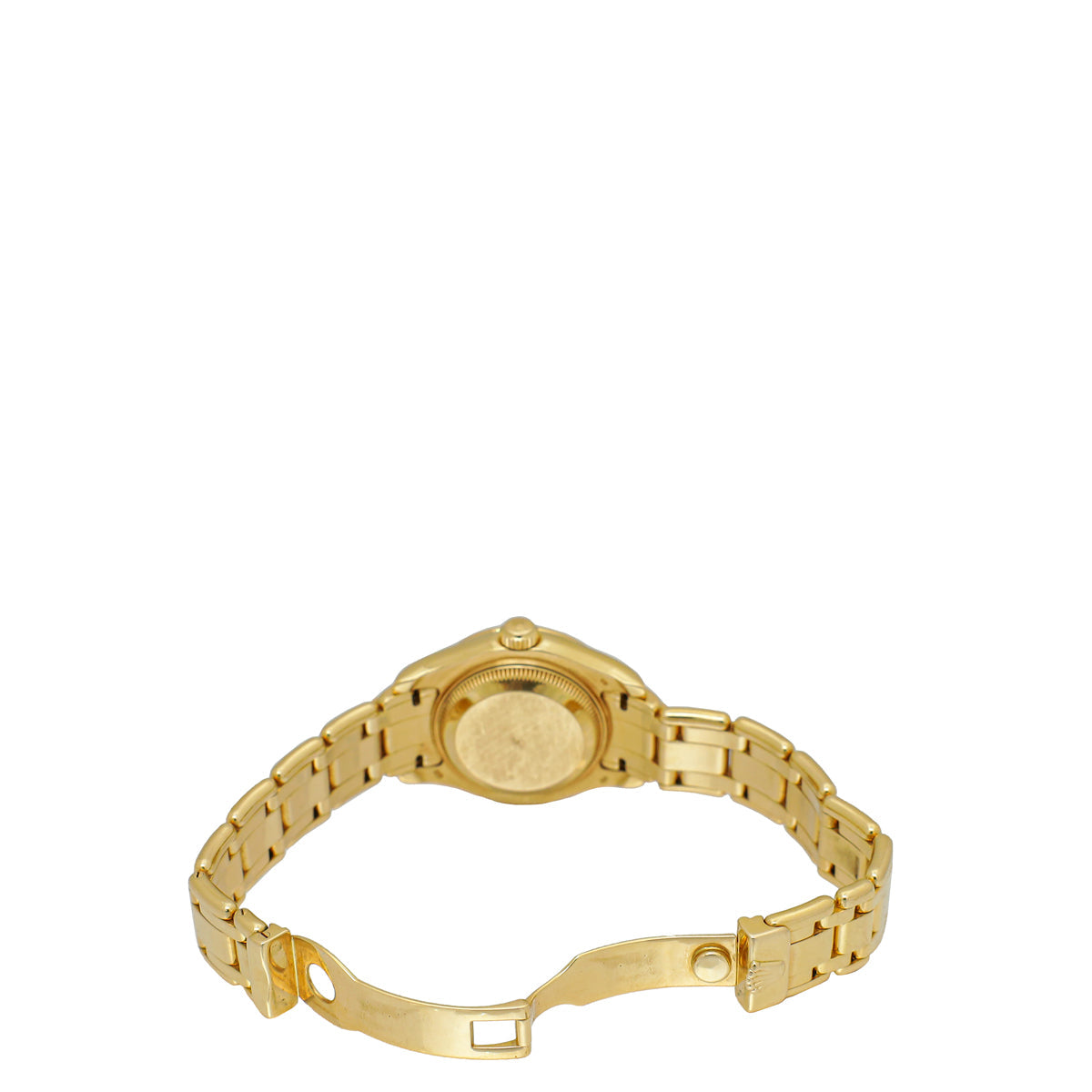 Rolex 18K Yellow Gold Diamond MOP Lady-Datejust Pearlmaster 29mm Watch
