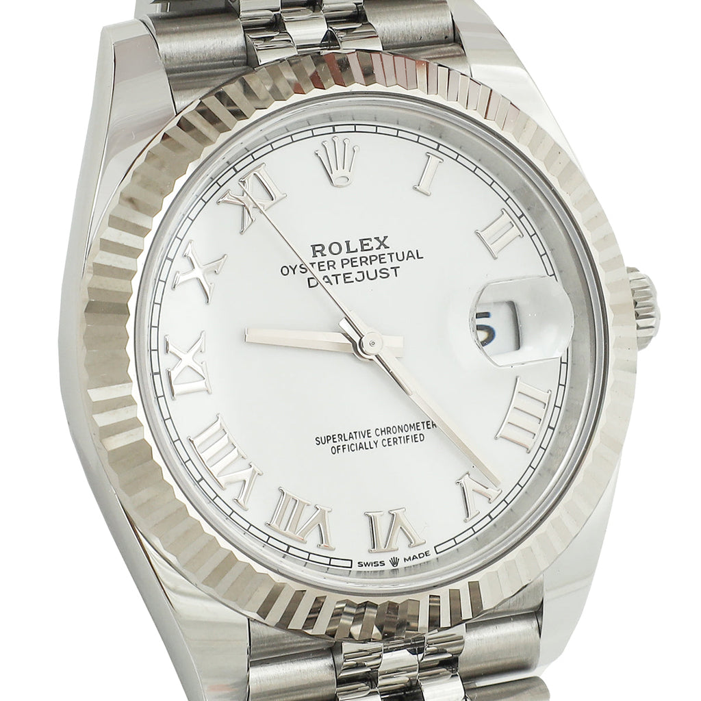 Rolex Datejust 18K White Gold & Oystersteel 41 mm Watch