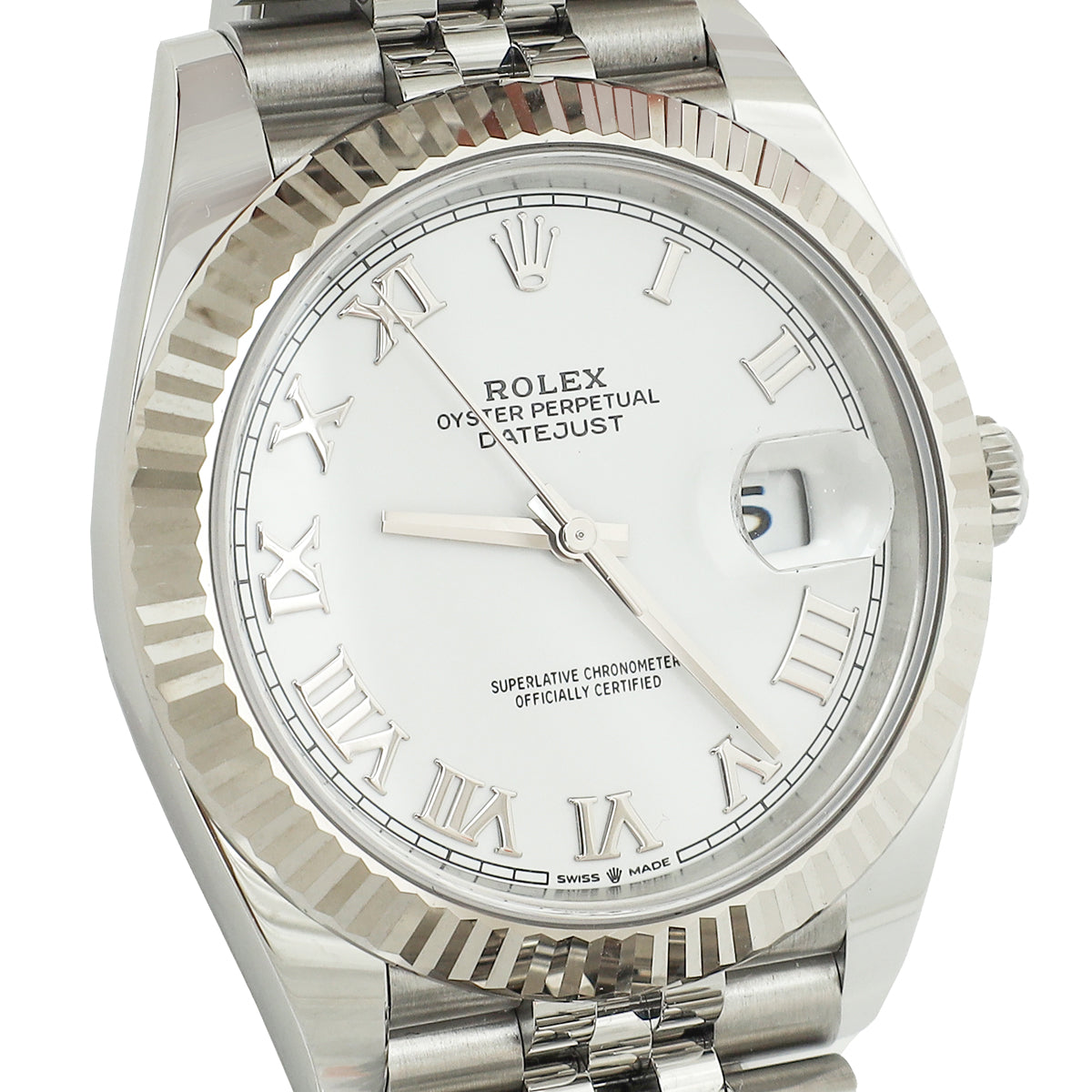 Rolex Datejust 18K White Gold & Oystersteel 41 mm Watch