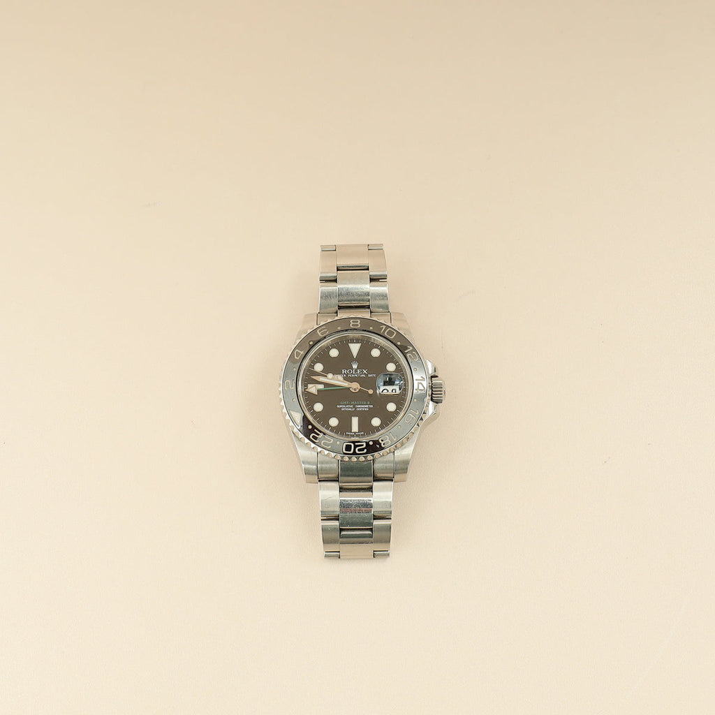 Rolex Stainless Steel GMT Master II 40mm Watch