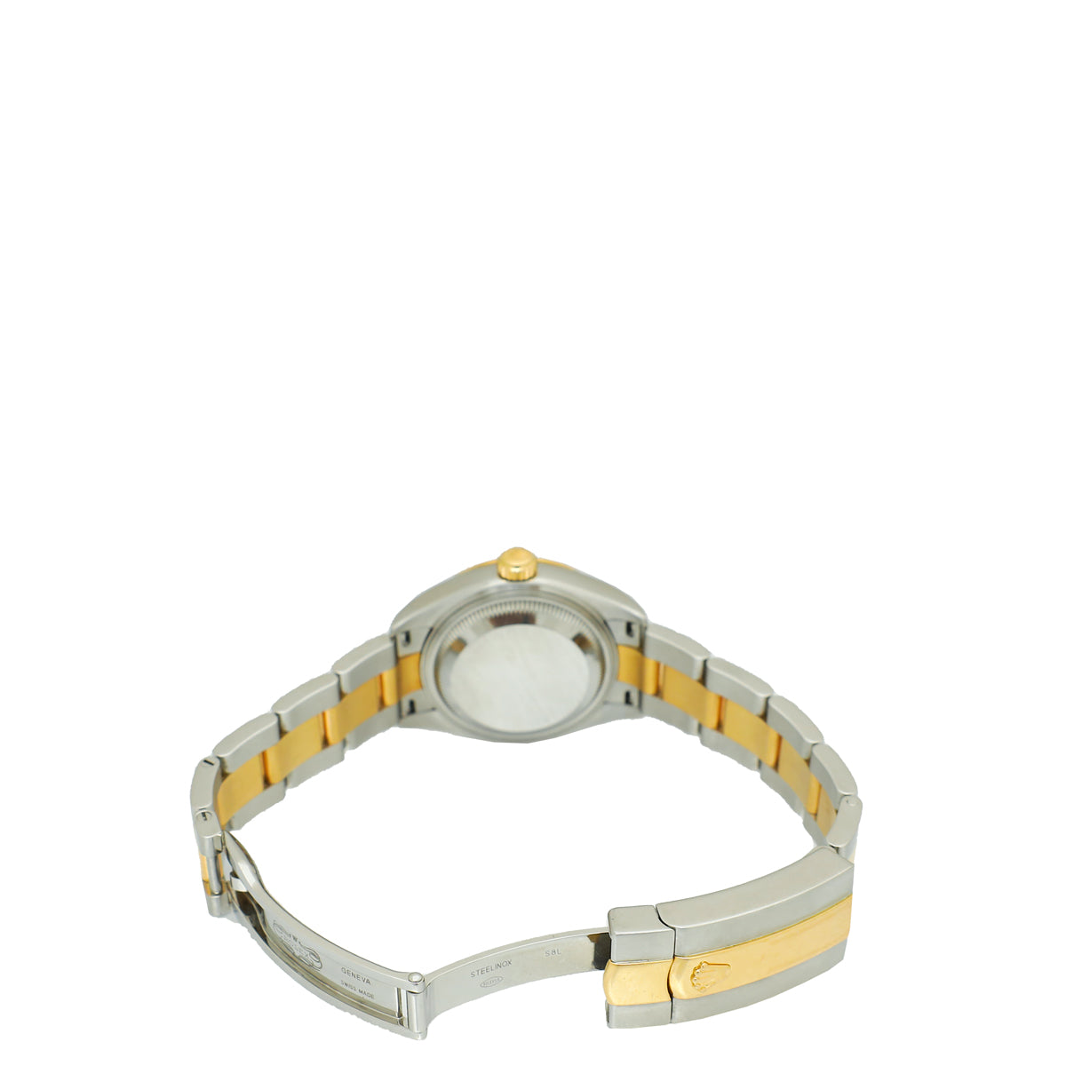 Rolex ST.ST Yello Gold 17 Diamond Dial Datejust 28mm Watch
