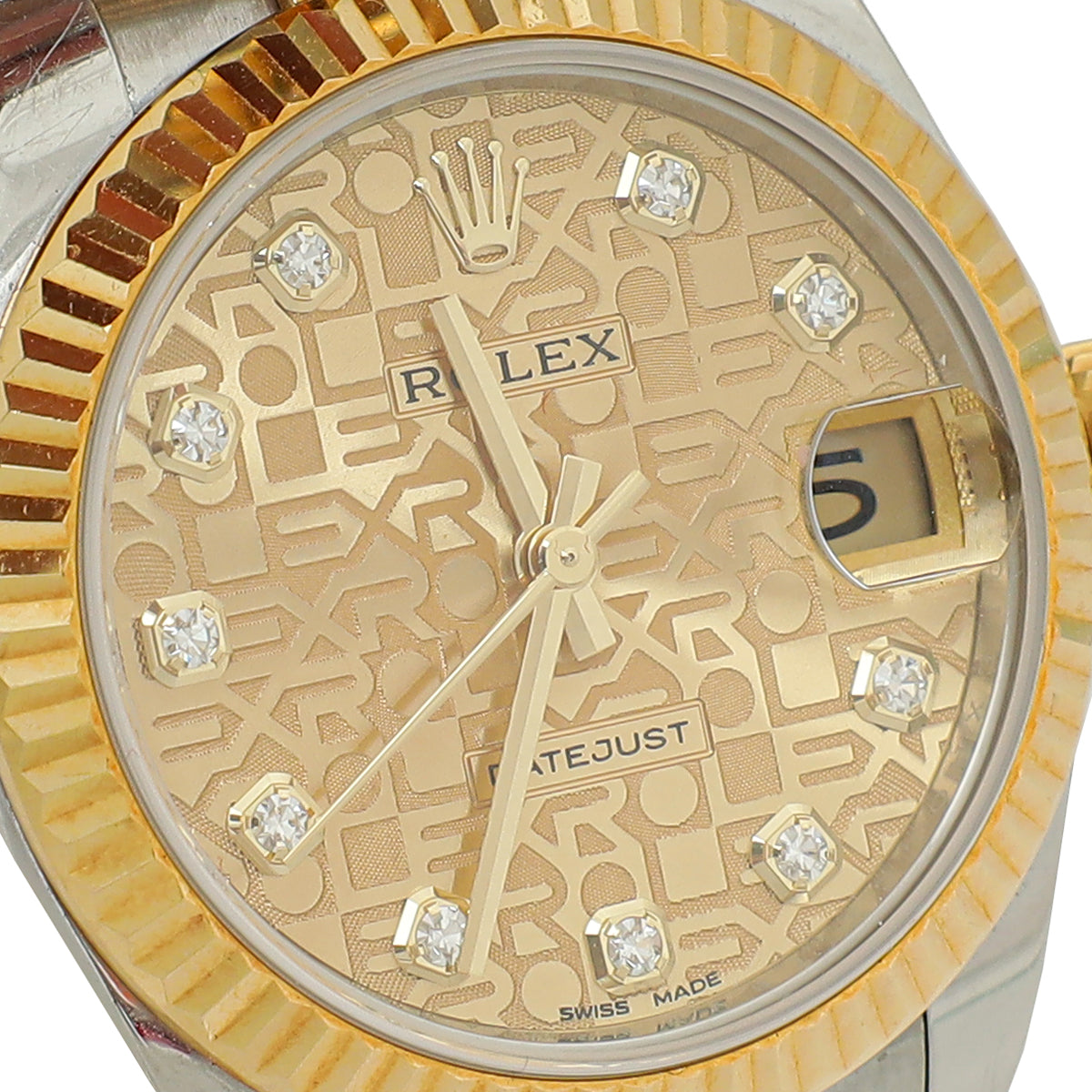 Rolex Stainless Steel & Yellow Gold Datejust 31mm Watch