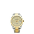 Rolex 18K Yellow Gold Osytersteel Datejust 36mm Watch