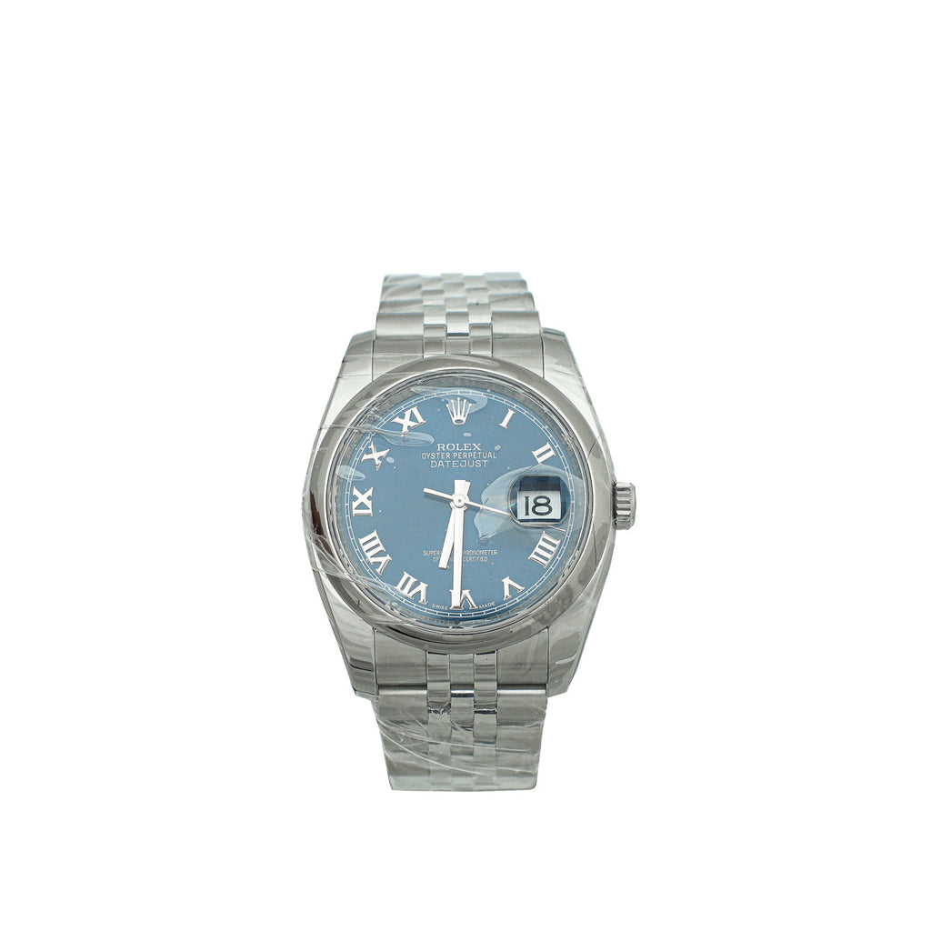 Rolex Stainless Steel Datejust 36mm Watch