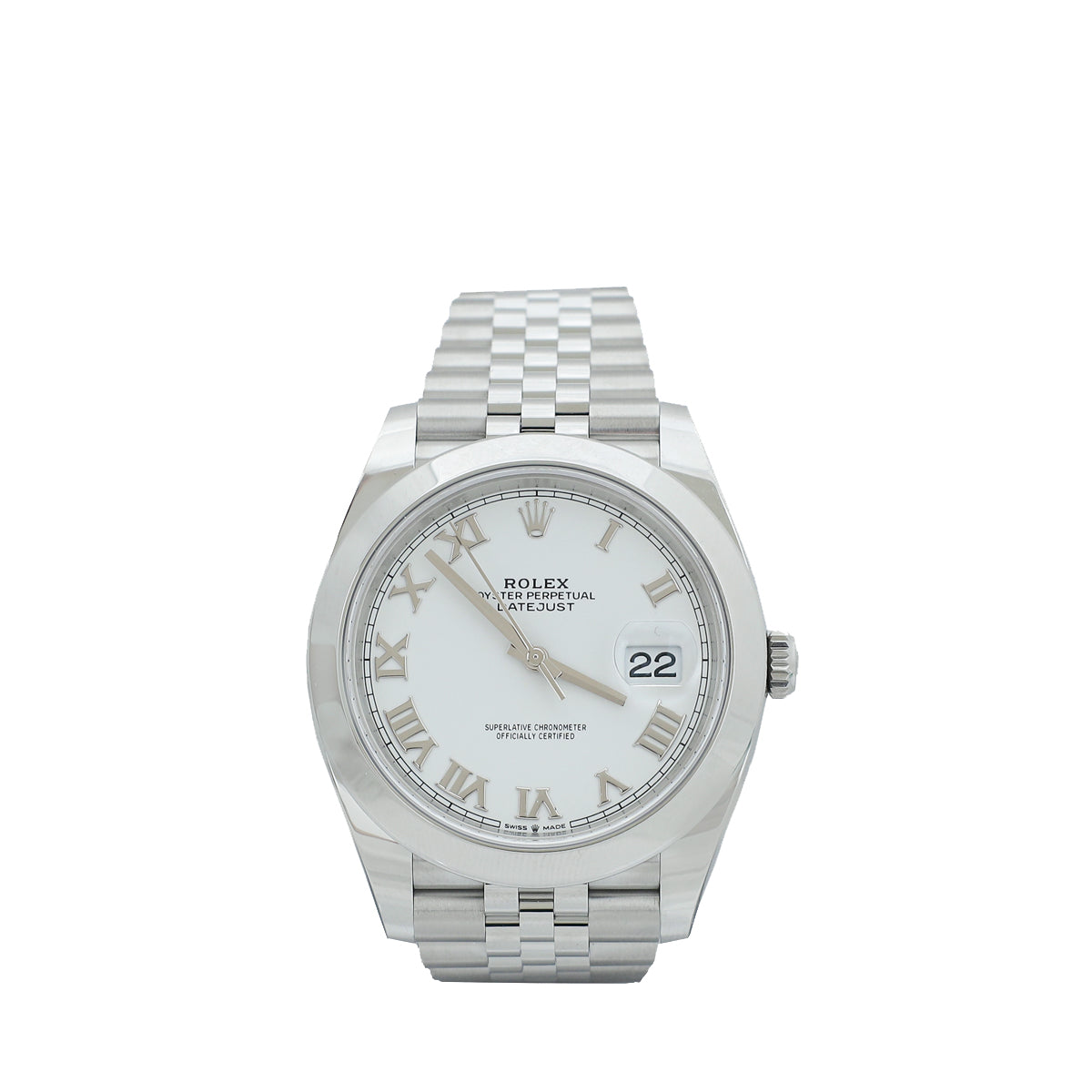Rolex Stainless Steel Oyster Perpetual Datejust 41mm Watch