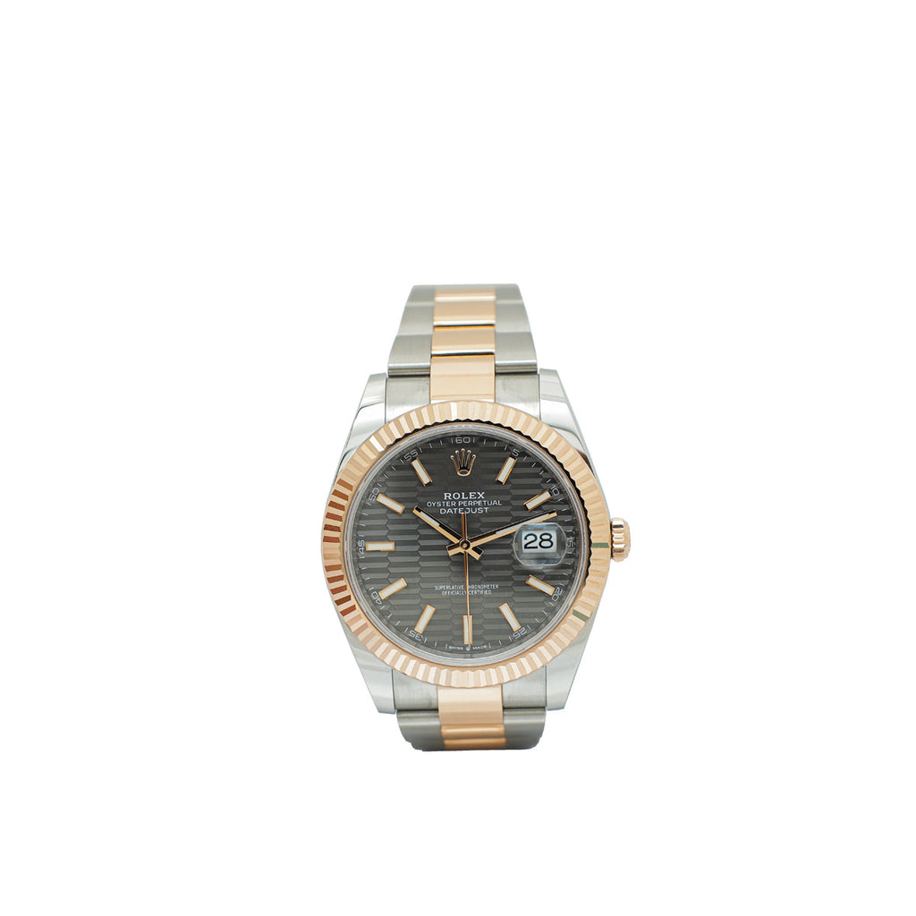 Rolex Oystersteel & Everose Gold Datejust 41mm Watch