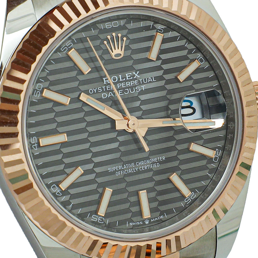 Rolex Oystersteel & Everose Gold Datejust 41mm Watch