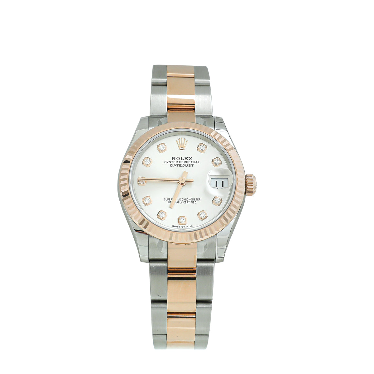 Rolex Steel & Everose Datejust Watch
