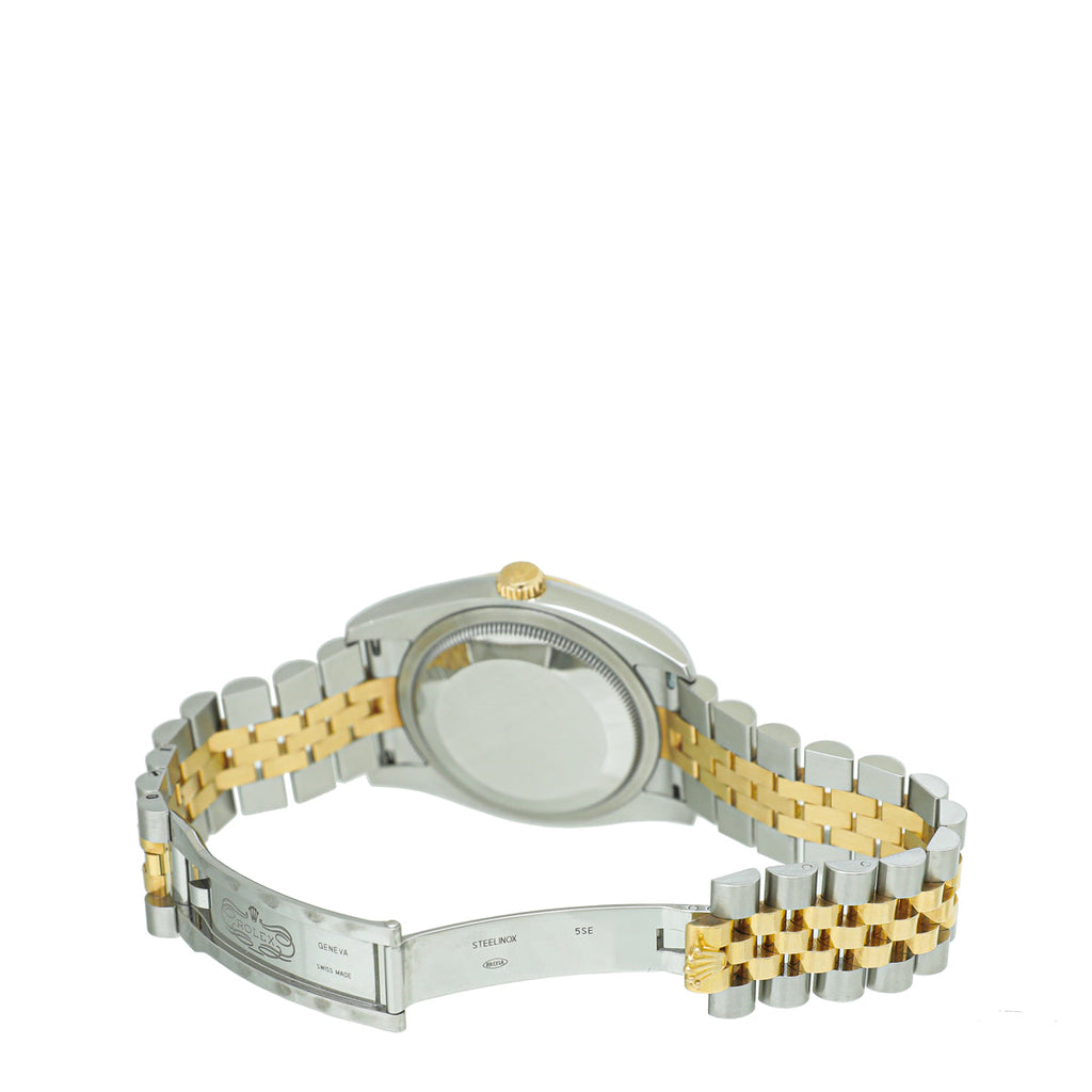 Rolex Steel-Gold Diamonds Datejust Watch
