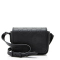 Rubber GG Effect Calfskin Mini Messenger