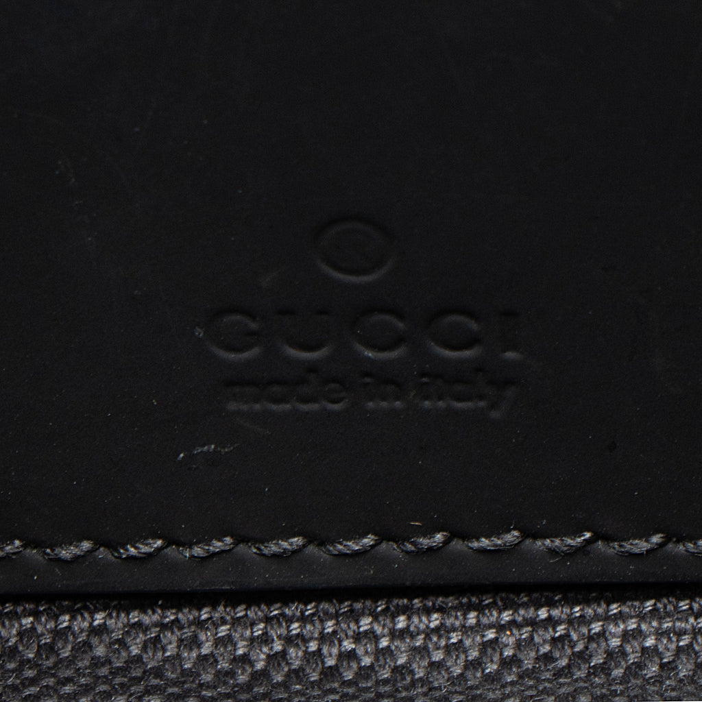 Rubber GG Effect Calfskin Mini Messenger