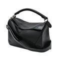 Black Classic Calfskin Leather Puzzle Bag - 2 (Rented Out)