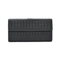 Nero Intrecciato Nappa Continental Wallet (Rented Out)