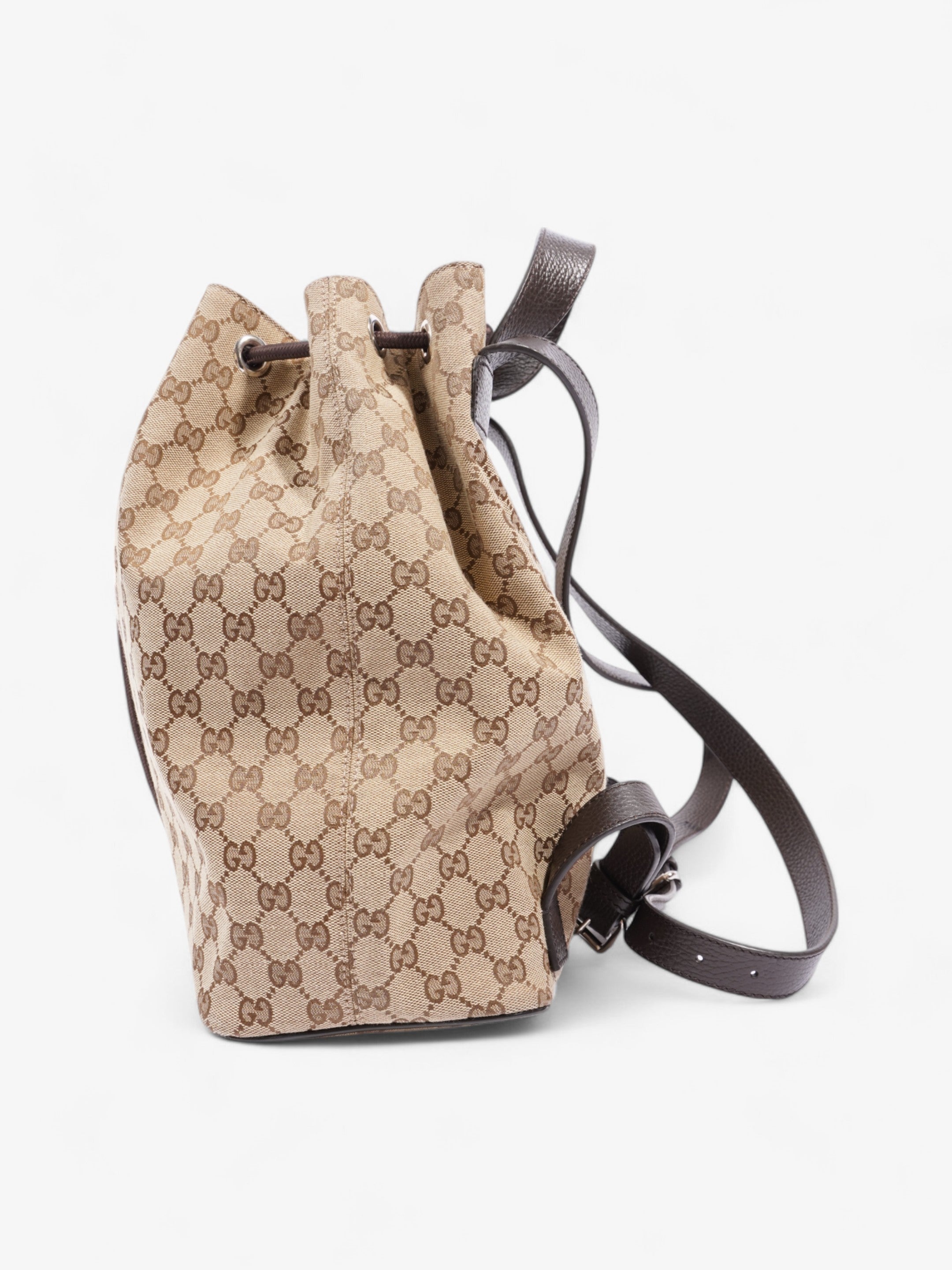 Gucci Drawstring Backpack GG Supreme Canvas