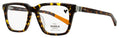 Shinola Flexon Rectangular Eyeglasses SH15000 242 Amber Tortoise 54mm Amber Tortoise