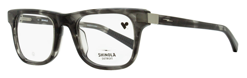 Shinola Modified Rectangle Eyeglasses SH15002 033 Smoke Havana 51mm Smoke Havana