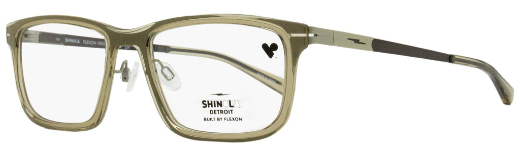 Shinola Flexon Temple Eyeglasses SH37000 278 Crystal Sand 55mm Crystal Sand