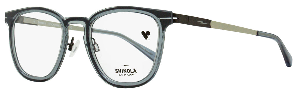 Shinola Flexon Keyhole Eyeglasses SH37001 050 Crystal Smoke 50mm Crystal Smoke