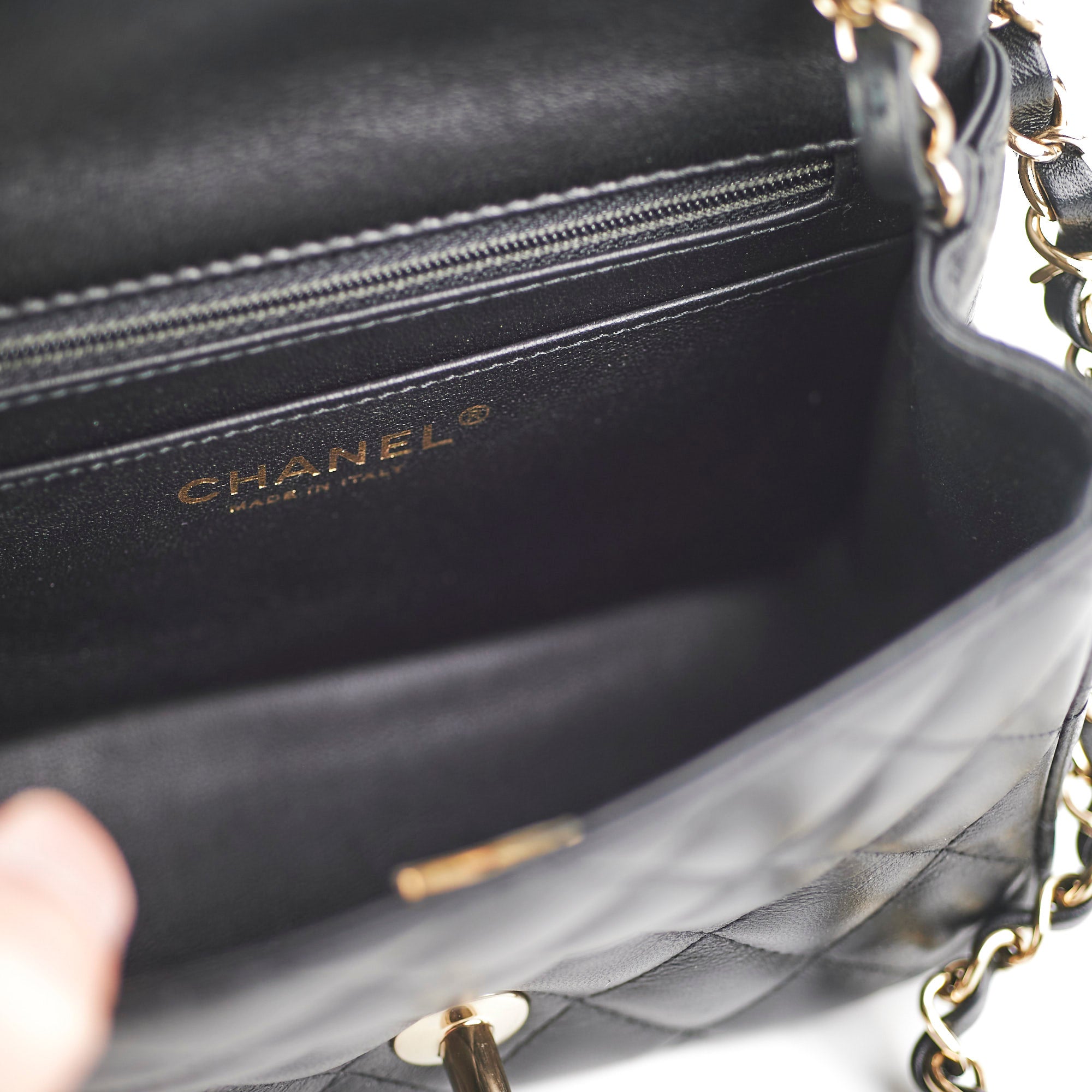 Chanel Classic Square Flap Lambskin Black