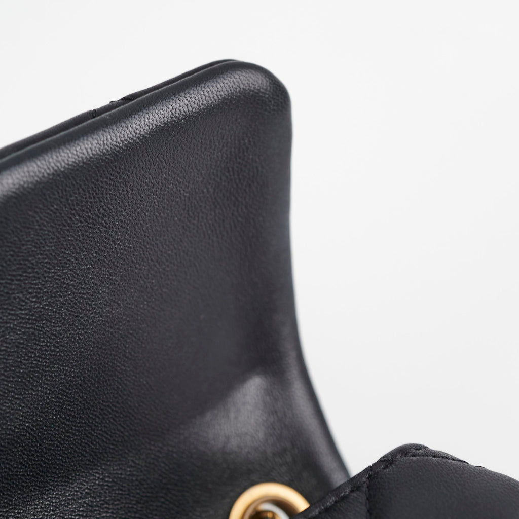 Chanel Mini Rectangular Pearl Crush Lambskin Black