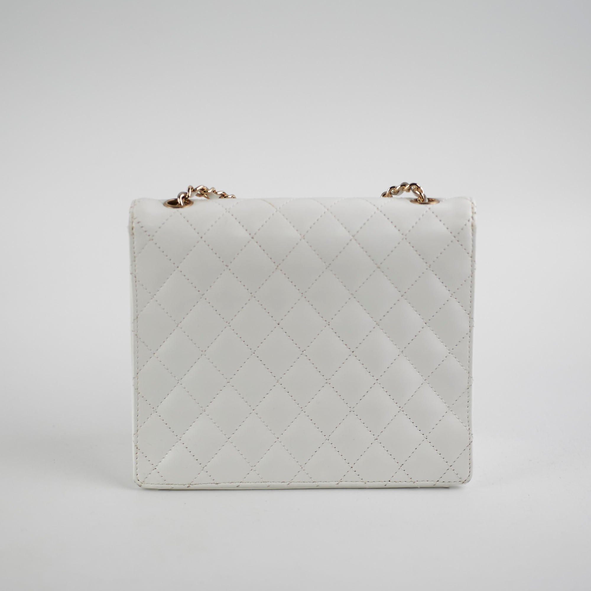 Deal of The Week - Chanel Square Crossbody Bag Ivory