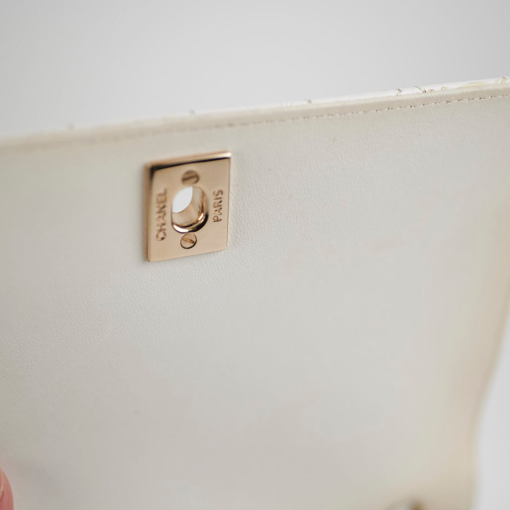 Deal of The Week - Chanel Square Crossbody Bag Ivory