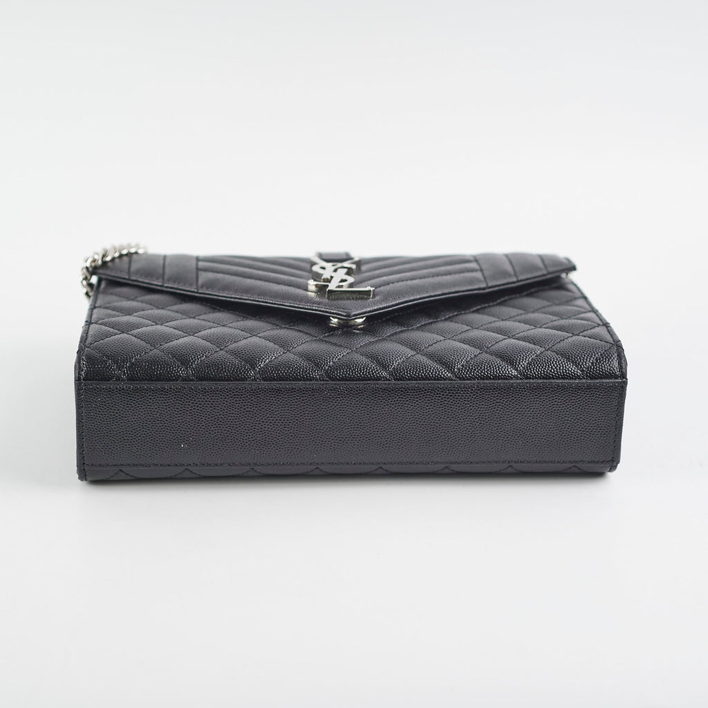 Saint Laurent Envelope Black Shoulder Bag