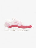 Chanel CC Logo Sneakers  Pink / Red / White Nylon EU 41 UK 8