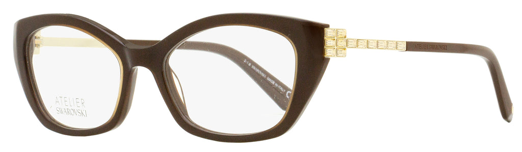 Swarovski Atelier Eyeglasses SK5361P 036 Brown/Gold 52mm 5361P Brown Gold