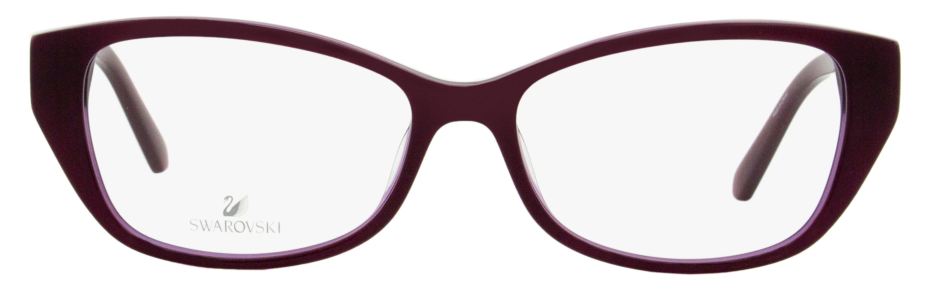 Swarovski Rectangular Eyeglasses SK5391 081 Violet 53mm