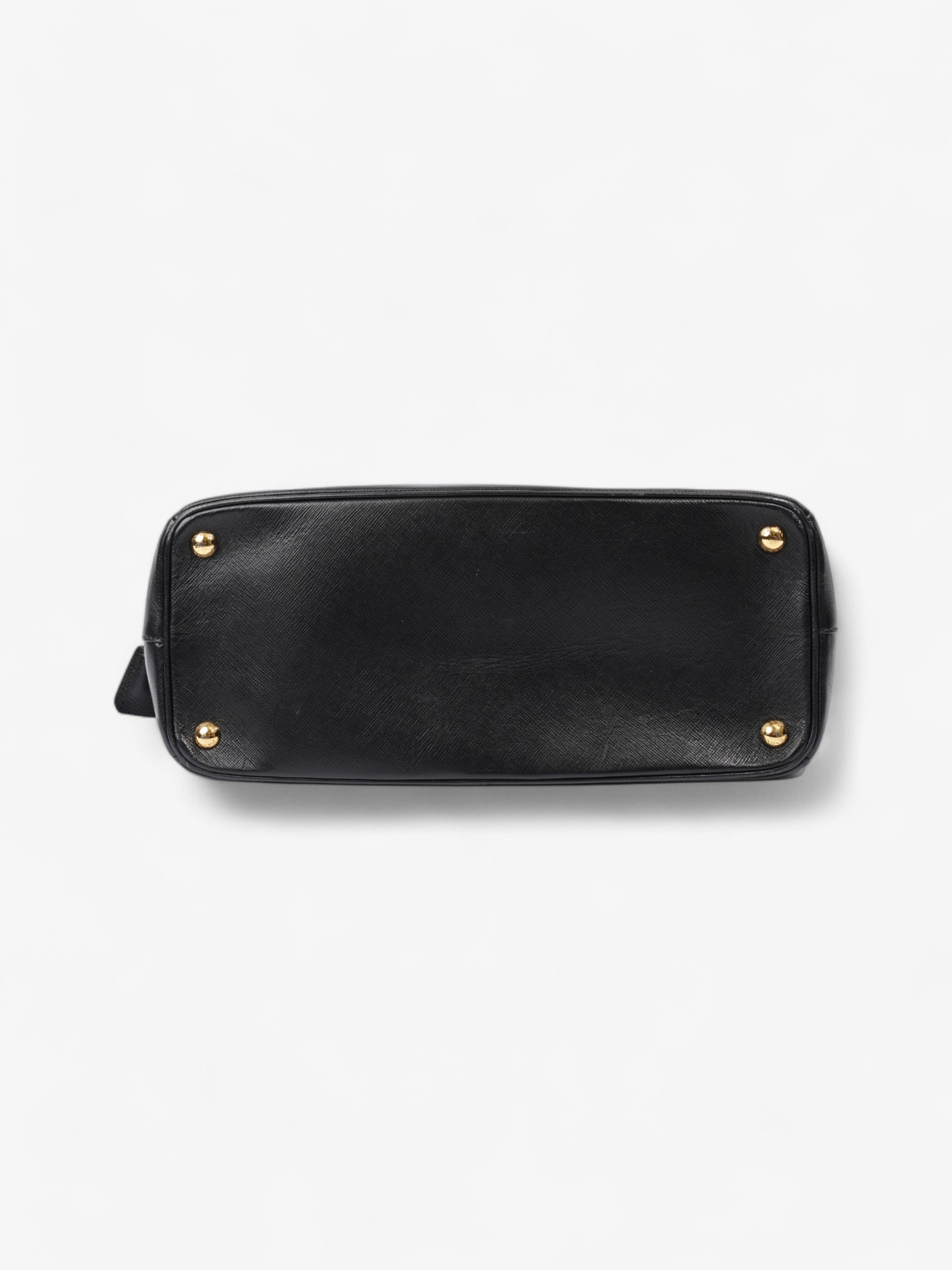 Prada Parabole Shopping Tote Black Saffiano Leather