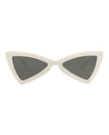 Saint Laurent Womens Cat Eye White White Grey Fashion Designer Eyewear