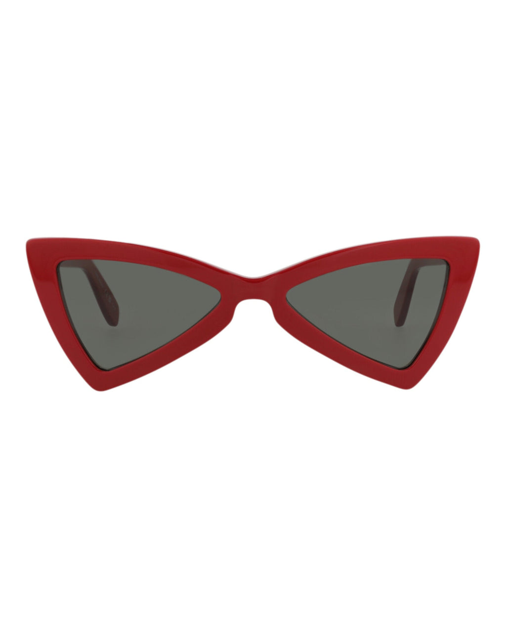 Saint Laurent Womens Cat Eye Red Red Grey Fashion Designer Eyewear