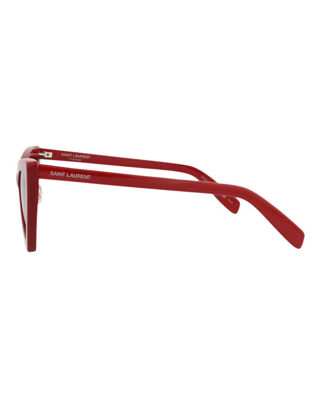 Saint Laurent Womens Cat Eye Red Red Grey Fashion Designer Eyewear