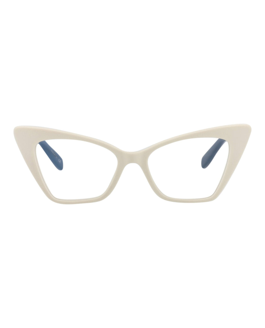 Saint Laurent Womens Cat Eye Ivory Black Transparent Fashion Designer Eyewear