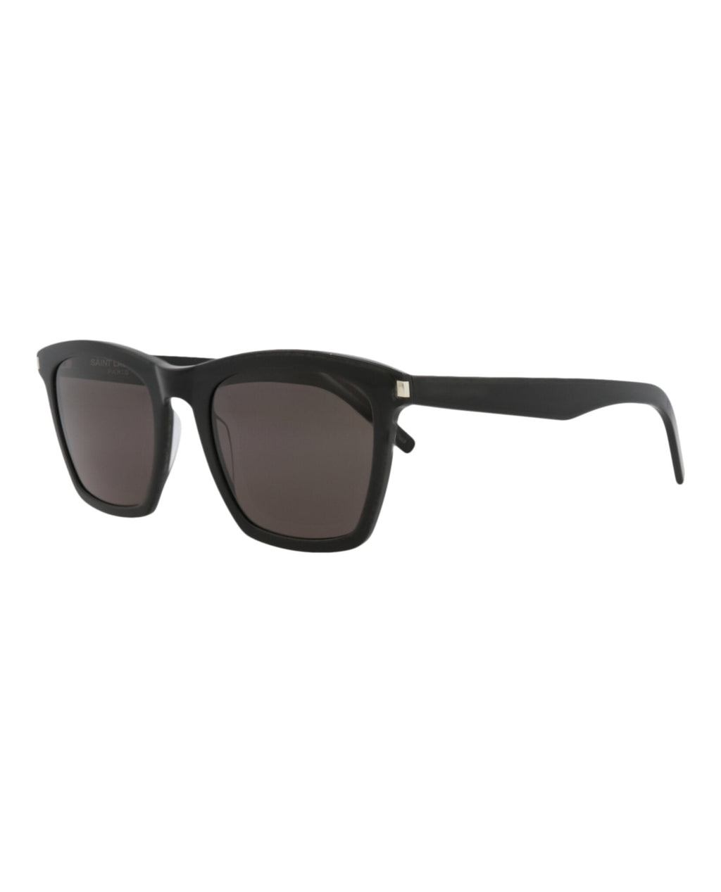 Saint Laurent Mens Square/Rectangle Black Black Grey Fashion Designer Eyewear