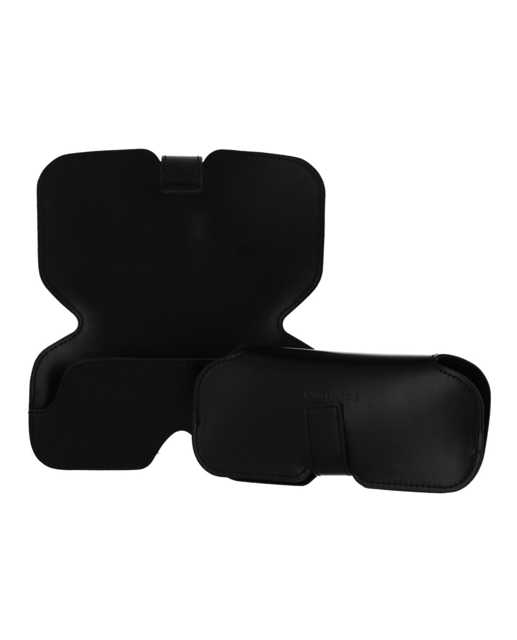 Saint Laurent Mens Square/Rectangle Black Black Grey Fashion Designer Eyewear