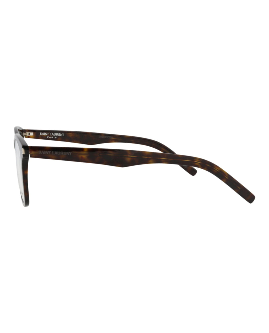 Saint Laurent Unisex Square/Rectangle Havana Havana Transparent Fashion Designer Eyewear