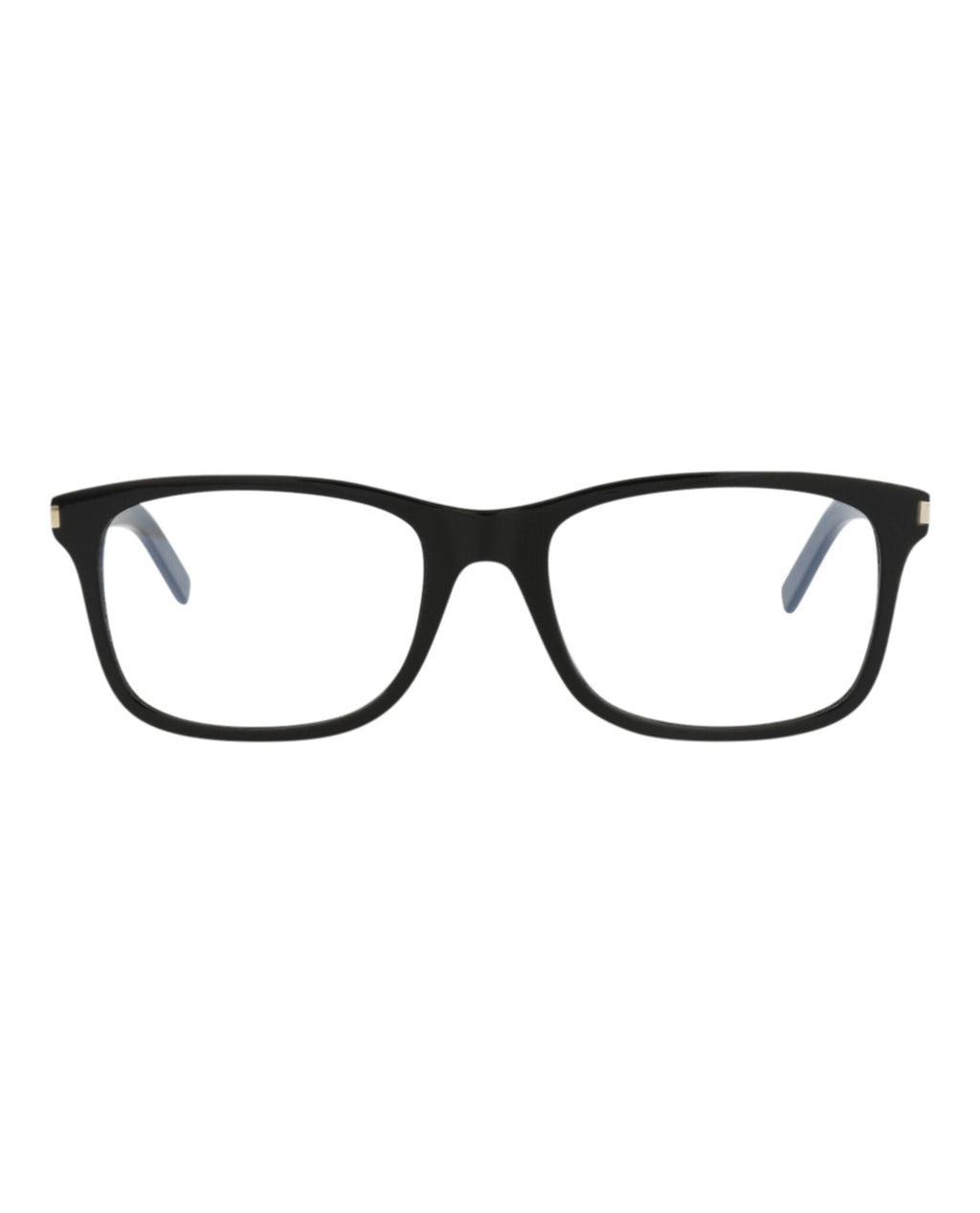Saint Laurent Unisex Square/Rectangle Black Black Transparent Fashion Designer Eyewear
