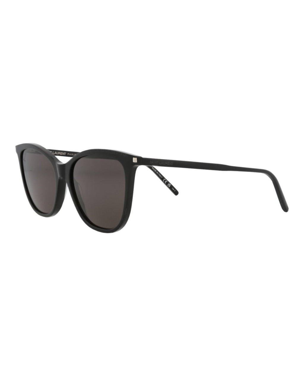 Saint Laurent Womens Cat Eye Black Black Black Fashion Designer Eyewear