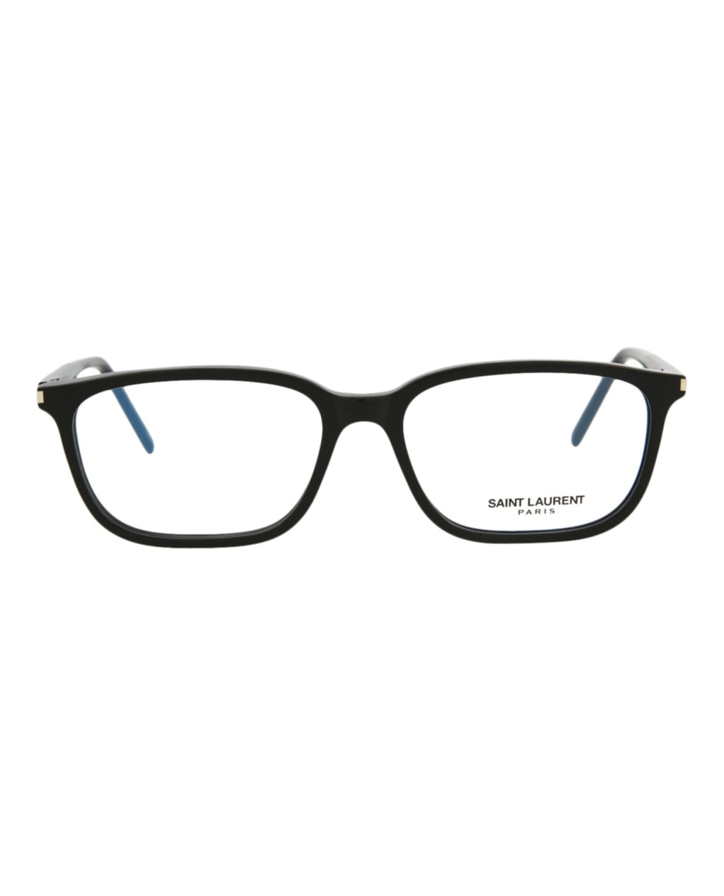 Saint Laurent Unisex Square/Rectangle Black Black Transparent Fashion Designer Eyewear