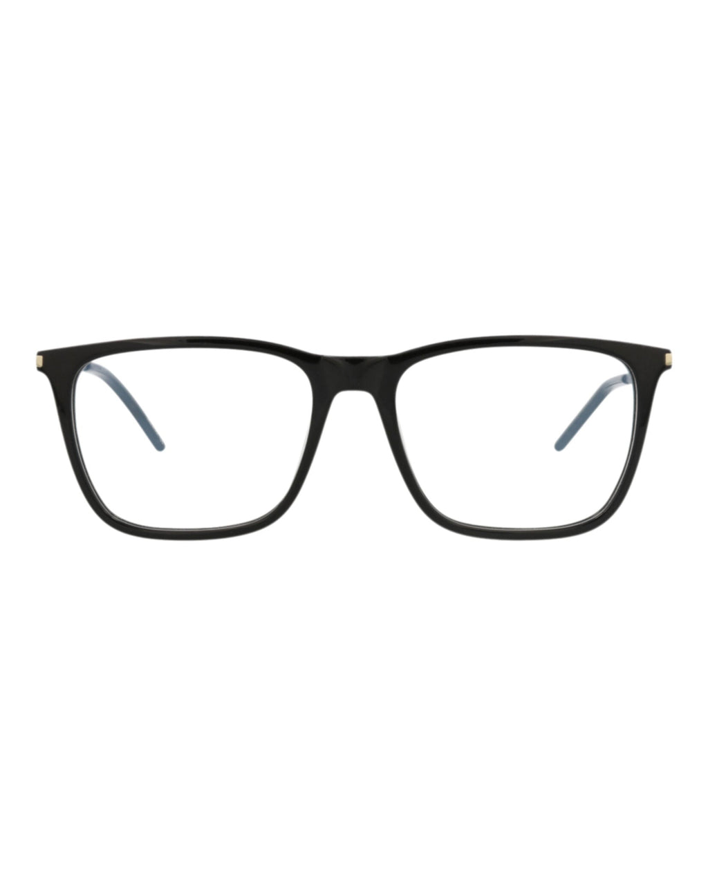Saint Laurent Mens Square/Rectangle Black Black Transparent Fashion Designer Eyewear