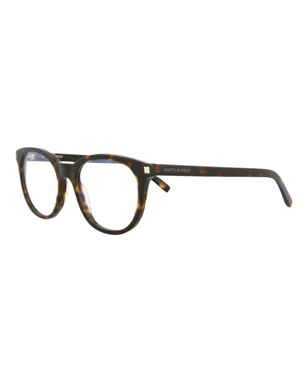 Saint Laurent Womens Round/Oval Havana Havana Transparent Fashion Designer Eyewear